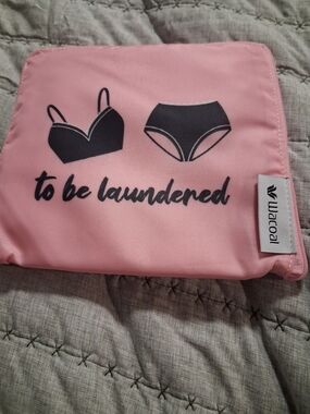 Wacoal Pink Lingerie Wash Pouch with Graphic